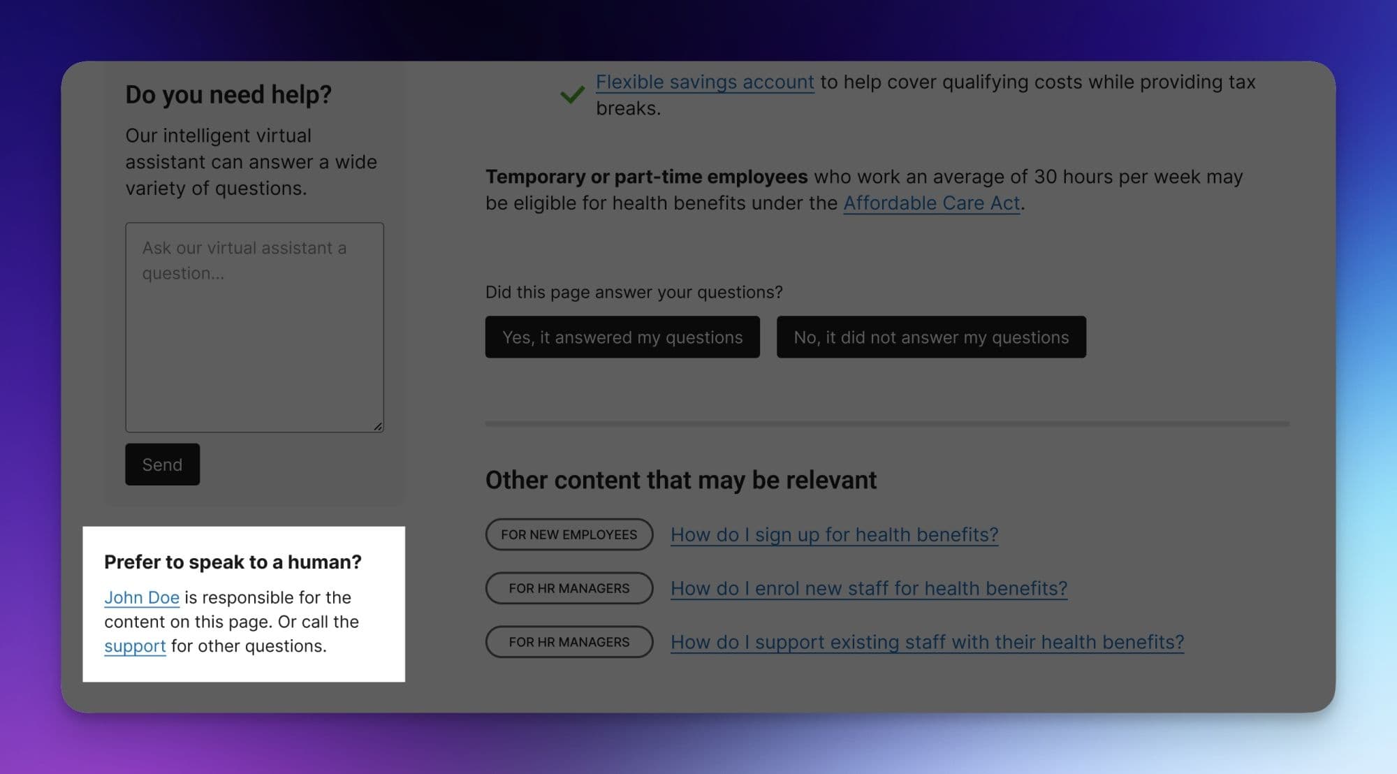 Việc thêm thông tin liên lạc của chủ sở hữu trang sẽ buộc phải chịu trách nhiệm.
